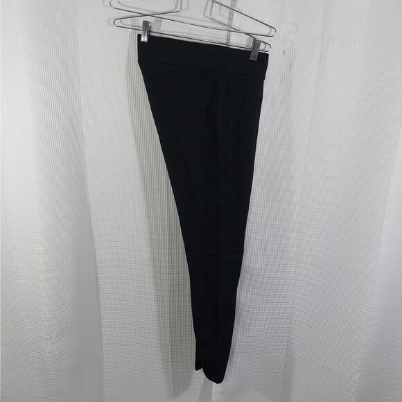LOFT! BLACK W/GRAY MICRODOT PATTERN LUXURIOUS WINTER WEIGHT LEGGINGS! SZ M - Picture 7 of 11
